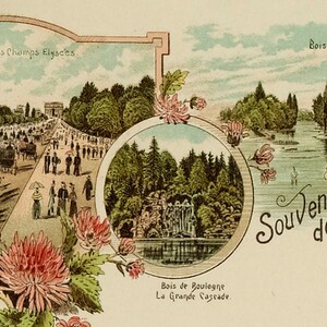 Les débuts de la carte postale en 1900